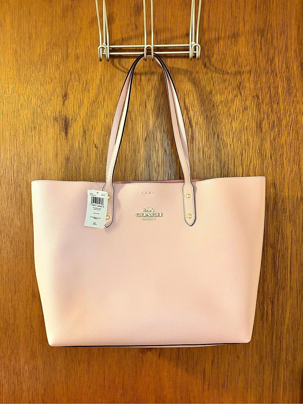 Coach Gallery Tote Pink Tote NWT